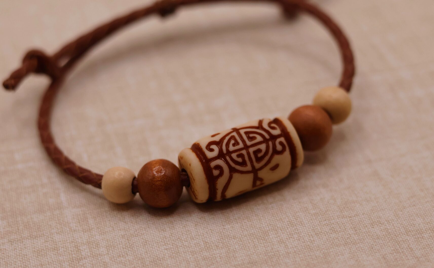 Wooden Rope Bracelet