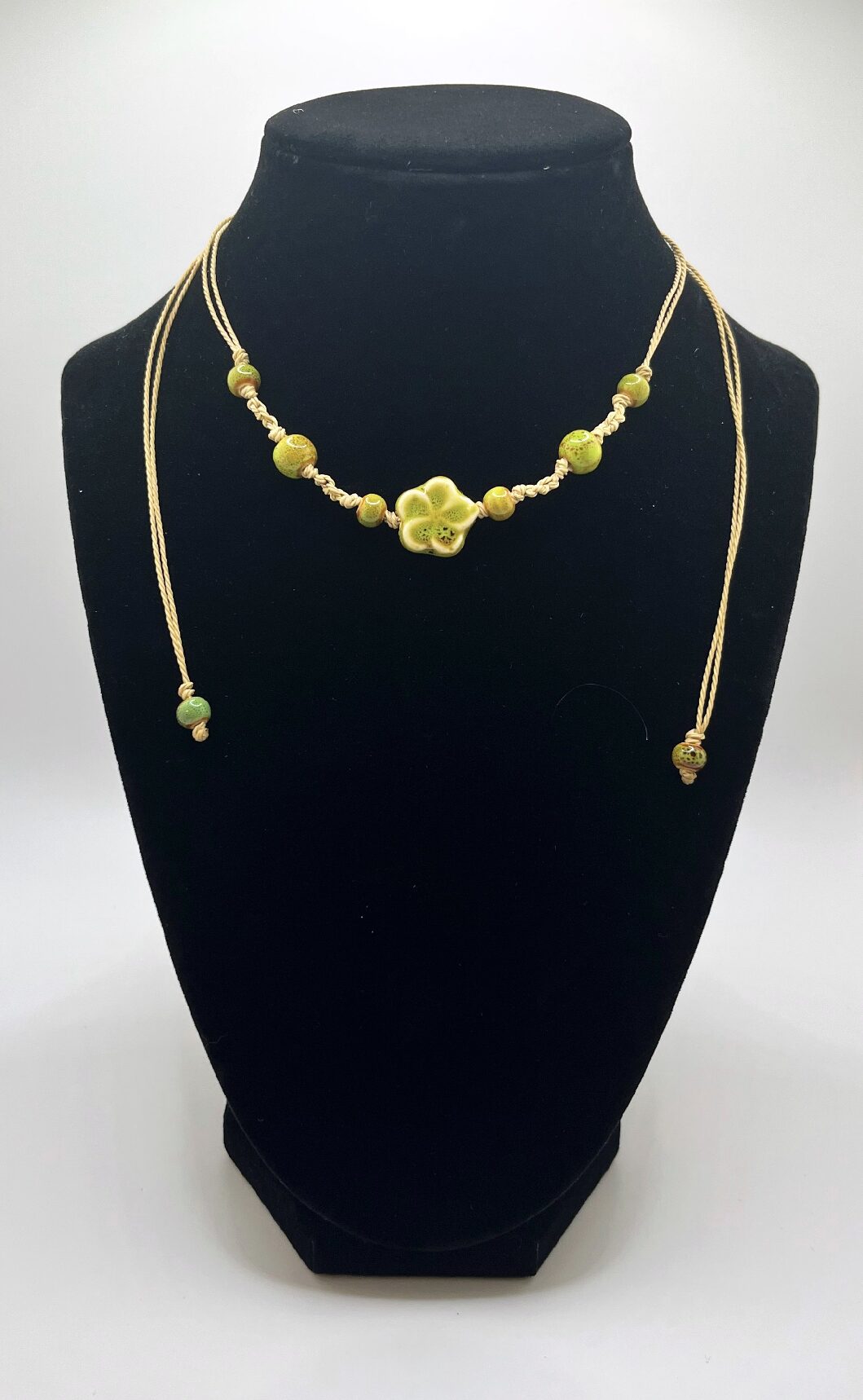 Green Flower Necklace