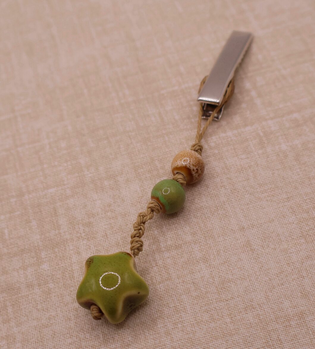 Green GB Hairclip