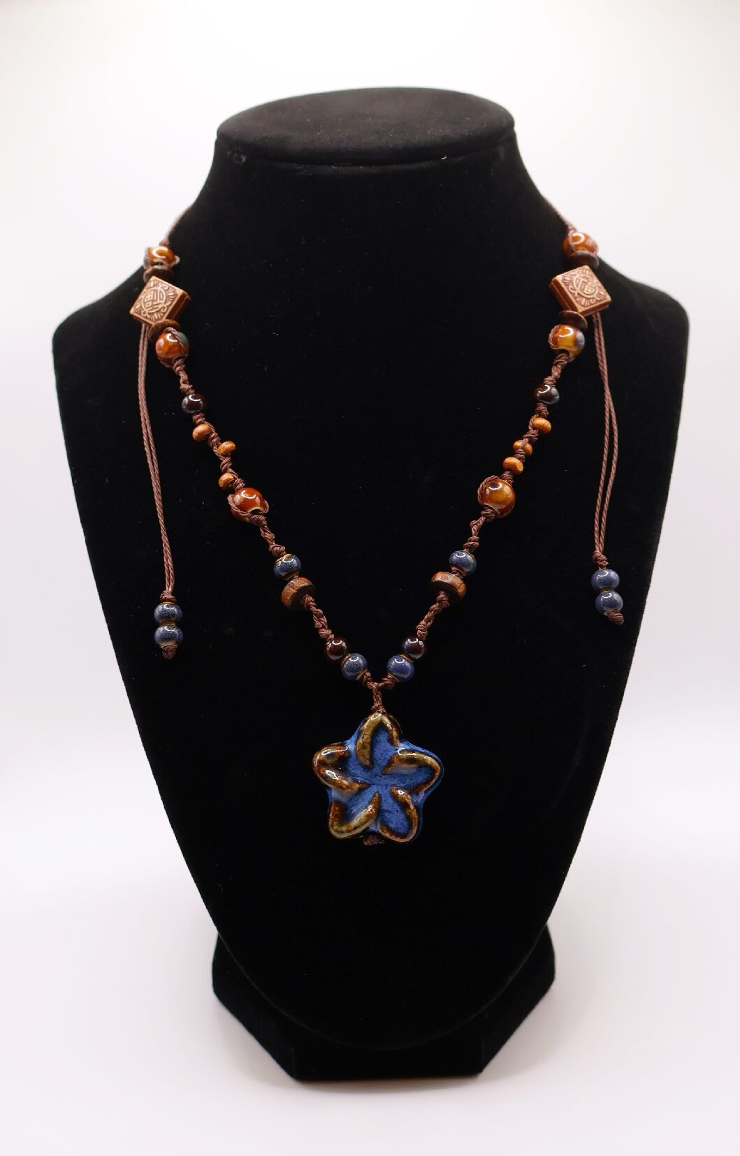 Midnight Flower Necklace