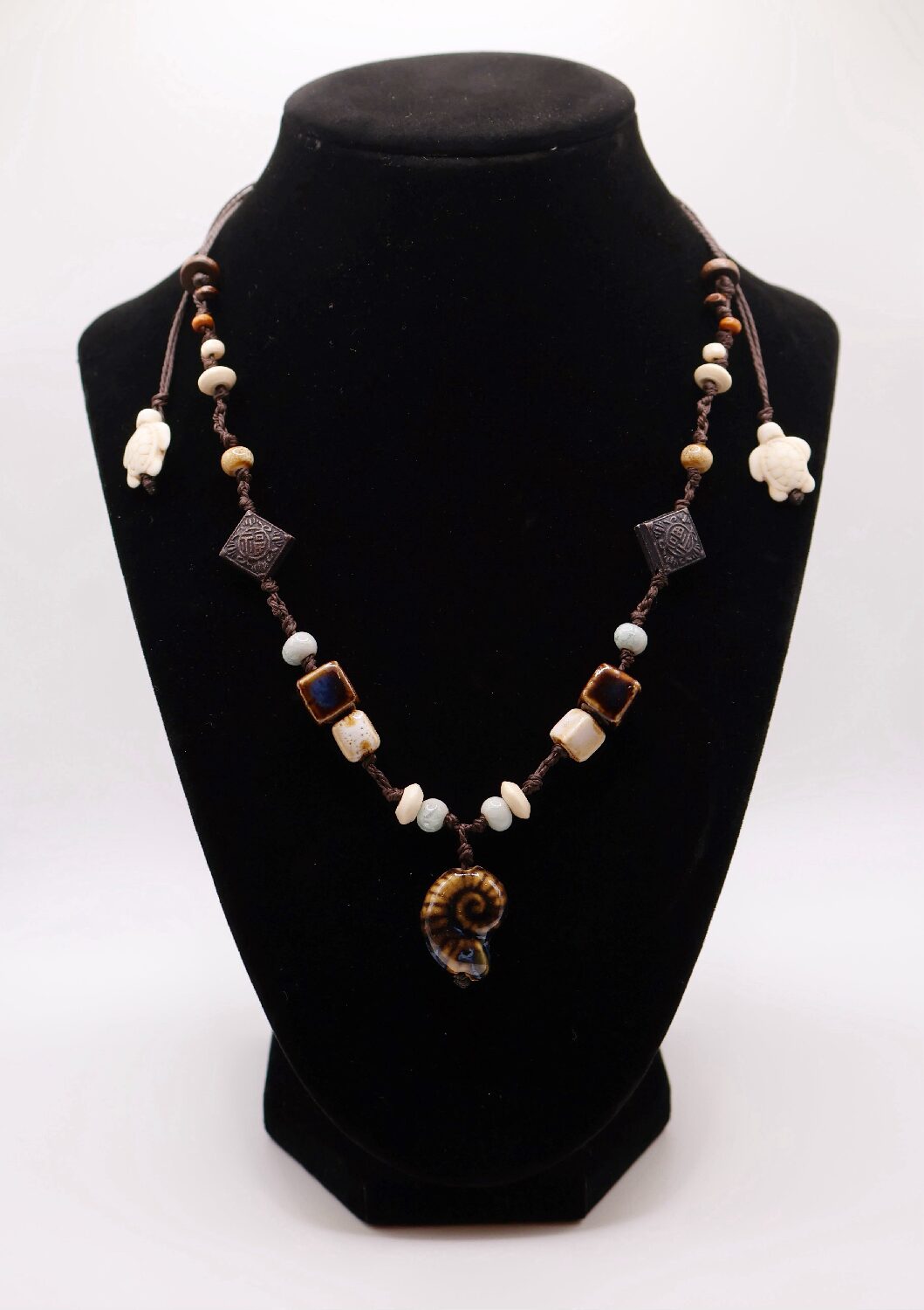 Midnight Shell Necklace
